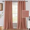 imageHVERSAILTEX Linen Curtains 84 Inch Length for Living Room 2 Panel Set Neutral Modern Farmhouse Window Privacy Linen Fabric Drapes for Farmhouse Window Treatment Curtains 52 x 84  LinenTerracotta