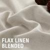 imageHVERSAILTEX Linen Curtains 84 Inch Length for Living Room 2 Panel Set Neutral Modern Farmhouse Window Privacy Linen Fabric Drapes for Farmhouse Window Treatment Curtains 52 x 84  LinenPale Oak