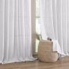 imageHVERSAILTEX Linen Curtains 84 Inch Length for Living Room 2 Panel Set Neutral Modern Farmhouse Window Privacy Linen Fabric Drapes for Farmhouse Window Treatment Curtains 52 x 84  LinenNatural White