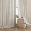 imageHVERSAILTEX Linen Curtains 84 Inch Length for Living Room 2 Panel Set Neutral Modern Farmhouse Window Privacy Linen Fabric Drapes for Farmhouse Window Treatment Curtains 52 x 84  LinenPale Oak