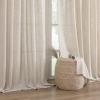 imageHVERSAILTEX Linen Curtains 84 Inch Length for Living Room 2 Panel Set Neutral Modern Farmhouse Window Privacy Linen Fabric Drapes for Farmhouse Window Treatment Curtains 52 x 84  LinenLinen