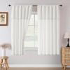 imageHVERSAILTEX Linen Curtains with Valance 84 Inch Length for Living Room Boho Window Curtain Drapes 2 Panels Set for Farmhouse SemiSheer Treatments Rod PocketRing Top for Bedroom 52 x 84 Inch LinenNatural White