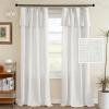 imageHVERSAILTEX Linen Curtains with Valance 84 Inch Length for Living Room Boho Window Curtain Drapes 2 Panels Set for Farmhouse SemiSheer Treatments Rod PocketRing Top for Bedroom 52 x 84 Inch LinenNatural White