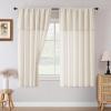 imageHVERSAILTEX Linen Curtains with Valance 84 Inch Length for Living Room Boho Window Curtain Drapes 2 Panels Set for Farmhouse SemiSheer Treatments Rod PocketRing Top for Bedroom 52 x 84 Inch LinenIvory