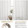 imageHVERSAILTEX Linen Curtains with Valance 84 Inch Length for Living Room Boho Window Curtain Drapes 2 Panels Set for Farmhouse SemiSheer Treatments Rod PocketRing Top for Bedroom 52 x 84 Inch LinenNatural White