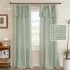 imageHVERSAILTEX Linen Curtains with Valance 84 Inch Length for Living Room Boho Window Curtain Drapes 2 Panels Set for Farmhouse SemiSheer Treatments Rod PocketRing Top for Bedroom 52 x 84 Inch LinenGreen Bay