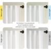 imageHVERSAILTEX Linen Farmhouse Curtains for Living Room Bedroom 84 Inches Long Birch Off White Neutral Boho Curtain Light Filtering Back Tab Curtains Drapes 2 Panels Set Border with TrimmingsWhite Border With Trimmings