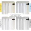 imageHVERSAILTEX Linen Farmhouse Curtains for Living Room Bedroom 84 Inches Long Birch Off White Neutral Boho Curtain Light Filtering Back Tab Curtains Drapes 2 Panels Set Border with TrimmingsWhite