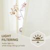 imageHVERSAILTEX Linen Farmhouse Curtains for Living Room Bedroom 84 Inches Long Birch Off White Neutral Boho Curtain Light Filtering Back Tab Curtains Drapes 2 Panels Set Border with TrimmingsCream