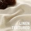 imageHVERSAILTEX Linen Farmhouse Curtains for Living Room Bedroom 84 Inches Long Birch Off White Neutral Boho Curtain Light Filtering Back Tab Curtains Drapes 2 Panels Set Border with TrimmingsNatural Border With Trimmings