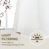 imageHVERSAILTEX Linen Farmhouse Curtains for Living Room Bedroom 84 Inches Long Birch Off White Neutral Boho Curtain Light Filtering Back Tab Curtains Drapes 2 Panels Set Border with TrimmingsWhite Border With Trimmings