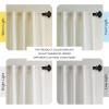 imageHVERSAILTEX Linen Farmhouse Curtains for Living Room Bedroom 84 Inches Long Birch Off White Neutral Boho Curtain Light Filtering Back Tab Curtains Drapes 2 Panels Set Border with TrimmingsCream