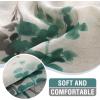 imageHVERSAILTEX Linen Sheer Curtains for Living Room Curtains 63 Inches Long Light Filtering Rod Pocket Window Sheer Linen Curtains for Bedroom 2 Panels Classical Floral Printing Bluestone and TaupeTurquoiseTaupe