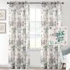 imageHVERSAILTEX Linen Sheer Curtains for Living Room Curtains 63 Inches Long Light Filtering Rod Pocket Window Sheer Linen Curtains for Bedroom 2 Panels Classical Floral Printing Bluestone and TaupeTurquoiseTaupe
