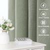imageHVERSAILTEX Natural Linen Curtains 96 inches Long for Living Room 2 Panels Back Tab Loop Pocket Textured Light Filtering Semi Sheer Rustic Farmhouse Boho Curtain for Bedroom Heathered WhiteSea Grass