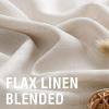 imageHVERSAILTEX Natural Linen Curtains 96 inches Long for Living Room 2 Panels Back Tab Loop Pocket Textured Light Filtering Semi Sheer Rustic Farmhouse Boho Curtain for Bedroom Heathered WhiteHeathered Natural