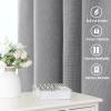 imageHVERSAILTEX Natural Linen Curtains 96 inches Long for Living Room 2 Panels Back Tab Loop Pocket Textured Light Filtering Semi Sheer Rustic Farmhouse Boho Curtain for Bedroom Heathered WhiteDove