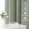 imageHVERSAILTEX Natural Linen Curtains 96 inches Long for Living Room 2 Panels Back Tab Loop Pocket Textured Light Filtering Semi Sheer Rustic Farmhouse Boho Curtain for Bedroom Heathered WhiteSea Grass