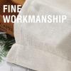 imageHVERSAILTEX Natural Linen Curtains 96 inches Long for Living Room 2 Panels Back Tab Loop Pocket Textured Light Filtering Semi Sheer Rustic Farmhouse Boho Curtain for Bedroom Heathered WhiteIvory