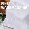 imageHVERSAILTEX Natural Linen Curtains 96 inches Long for Living Room 2 Panels Back Tab Loop Pocket Textured Light Filtering Semi Sheer Rustic Farmhouse Boho Curtain for Bedroom Heathered WhiteBright White