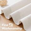 imageHVERSAILTEX Natural Linen Grommet Curtains 84 Inch Length for Living Room 2 Panel Drape Semi Sheer Neutral Country Rustic Farmhouse Boho Curtain Bedroom Muslin Look Light Filtering Heathered NaturalHeathered Natural