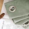 imageHVERSAILTEX Natural Linen Grommet Curtains 84 Inch Length for Living Room 2 Panel Drape Semi Sheer Neutral Country Rustic Farmhouse Boho Curtain Bedroom Muslin Look Light Filtering Heathered NaturalSea Grass