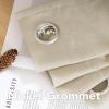 imageHVERSAILTEX Natural Linen Grommet Curtains 84 Inch Length for Living Room 2 Panel Drape Semi Sheer Neutral Country Rustic Farmhouse Boho Curtain Bedroom Muslin Look Light Filtering Heathered NaturalCastle Wall