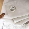 imageHVERSAILTEX Natural Linen Grommet Curtains 84 Inch Length for Living Room 2 Panel Drape Semi Sheer Neutral Country Rustic Farmhouse Boho Curtain Bedroom Muslin Look Light Filtering Heathered NaturalPale Oak