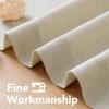imageHVERSAILTEX Natural Linen Grommet Curtains 84 Inch Length for Living Room 2 Panel Drape Semi Sheer Neutral Country Rustic Farmhouse Boho Curtain Bedroom Muslin Look Light Filtering Heathered NaturalCastle Wall