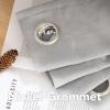 imageHVERSAILTEX Natural Linen Grommet Curtains 84 Inch Length for Living Room 2 Panel Drape Semi Sheer Neutral Country Rustic Farmhouse Boho Curtain Bedroom Muslin Look Light Filtering Heathered NaturalDove