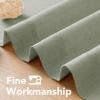 imageHVERSAILTEX Natural Linen Grommet Curtains 84 Inch Length for Living Room 2 Panel Drape Semi Sheer Neutral Country Rustic Farmhouse Boho Curtain Bedroom Muslin Look Light Filtering Heathered NaturalSea Grass