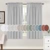 imageHVERSAILTEX Natural Linen Rod Pocket Curtains 84 Inch Length for Living Room 2 Panel Pocket Drape Semi Sheer Neutral Country Rustic Farmhouse Boho Curtain Bedroom Light Filtering Heathered NaturalDove