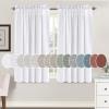 imageHVERSAILTEX Natural Linen Rod Pocket Curtains 84 Inch Length for Living Room 2 Panel Pocket Drape Semi Sheer Neutral Country Rustic Farmhouse Boho Curtain Bedroom Light Filtering Heathered NaturalHeathered White