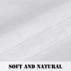 imageHVERSAILTEX Natural Linen Rod Pocket Curtains 84 Inch Length for Living Room 2 Panel Pocket Drape Semi Sheer Neutral Country Rustic Farmhouse Boho Curtain Bedroom Light Filtering Heathered NaturalHeathered White