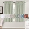 imageHVERSAILTEX Natural Linen Rod Pocket Curtains 84 Inch Length for Living Room 2 Panel Pocket Drape Semi Sheer Neutral Country Rustic Farmhouse Boho Curtain Bedroom Light Filtering Heathered NaturalSage