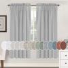 imageHVERSAILTEX Natural Linen Rod Pocket Curtains 84 Inch Length for Living Room 2 Panel Pocket Drape Semi Sheer Neutral Country Rustic Farmhouse Boho Curtain Bedroom Light Filtering Heathered NaturalDove