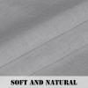 imageHVERSAILTEX Natural Linen Rod Pocket Curtains 84 Inch Length for Living Room 2 Panel Pocket Drape Semi Sheer Neutral Country Rustic Farmhouse Boho Curtain Bedroom Light Filtering Heathered NaturalDove