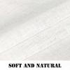 imageHVERSAILTEX Natural Linen Tab Top Curtains 84 Inch Length for Living Room 2 Panel Drape Semi Sheer Neutral Country Rustic Farmhouse Boho Curtain Bedroom Muslin Look Light Filtering Heathered NaturalHeathered White