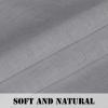 imageHVERSAILTEX Natural Linen Tab Top Curtains 84 Inch Length for Living Room 2 Panel Drape Semi Sheer Neutral Country Rustic Farmhouse Boho Curtain Bedroom Muslin Look Light Filtering Heathered NaturalDove