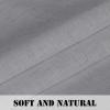 imageHVERSAILTEX Natural Linen Tab Top Curtains 84 Inch Length for Living Room 2 Panel Drape Semi Sheer Neutral Country Rustic Farmhouse Boho Curtain Bedroom Muslin Look Light Filtering Heathered NaturalDove