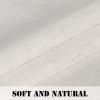 imageHVERSAILTEX Natural Linen Tab Top Curtains 84 Inch Length for Living Room 2 Panel Drape Semi Sheer Neutral Country Rustic Farmhouse Boho Curtain Bedroom Muslin Look Light Filtering Heathered NaturalIvory