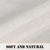 imageHVERSAILTEX Natural Linen Tab Top Curtains 84 Inch Length for Living Room 2 Panel Drape Semi Sheer Neutral Country Rustic Farmhouse Boho Curtain Bedroom Muslin Look Light Filtering Heathered NaturalIvory