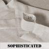 imageHVERSAILTEX Natural Linen Tab Top Curtains 84 Inch Length for Living Room 2 Panel Drape Semi Sheer Neutral Country Rustic Farmhouse Boho Curtain Bedroom Muslin Look Light Filtering Heathered NaturalAngora