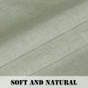 imageHVERSAILTEX Natural Linen Tab Top Curtains 84 Inch Length for Living Room 2 Panel Drape Semi Sheer Neutral Country Rustic Farmhouse Boho Curtain Bedroom Muslin Look Light Filtering Heathered NaturalSage