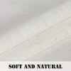 imageHVERSAILTEX Natural Linen Tab Top Curtains 84 Inch Length for Living Room 2 Panel Drape Semi Sheer Neutral Country Rustic Farmhouse Boho Curtain Bedroom Muslin Look Light Filtering Heathered NaturalHeathered Natural