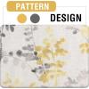 imageHVERSAILTEX Sheer Linen Curtains 84 Inch Long Semi Sheer Curtains Draperies for Living RoomBedroom Vintage Classical Floral Printing Window Treatment Grommet 2 Panels Yellow and TaupeTab Top  YellowTaupe