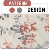 imageHVERSAILTEX Sheer Linen Curtains 84 Inch Long Semi Sheer Curtains Draperies for Living RoomBedroom Vintage Classical Floral Printing Window Treatment Grommet 2 Panels Yellow and TaupeGrommet Top  CoralTaupe