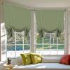 imageHVERSAILTEX Thermal Insulated Blackout Adjustable Tie Up Shade Curtain Window Treatment Rod Pocket 2 Panels 42 inches W x 63 inches L Stone BlueSage