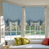 imageHVERSAILTEX Thermal Insulated Blackout Adjustable Tie Up Shade Curtain Window Treatment Rod Pocket 2 Panels 42 inches W x 63 inches L Stone BlueStone Blue