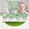 imageHVERSAILTEX Thermal Insulated Printed Blackout Small Window Curtain Adjustable Tie Up Curtains Rod Pocket Short Curtain for Kitchen  42quot Wide by 63quot Long Sage Birds PatternBirds in Sage